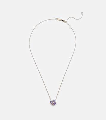 Collier Blossom en or jaune 14 cts à diamants | Suzanne Kalan