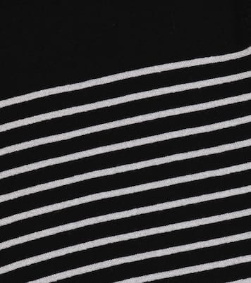 Striped lamé virgin wool sweater | Balmain Kids