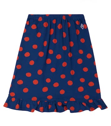 Sparrow polka-dot cotton skirt | The Animals Observatory