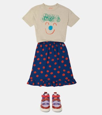 Sparrow polka-dot cotton skirt | The Animals Observatory