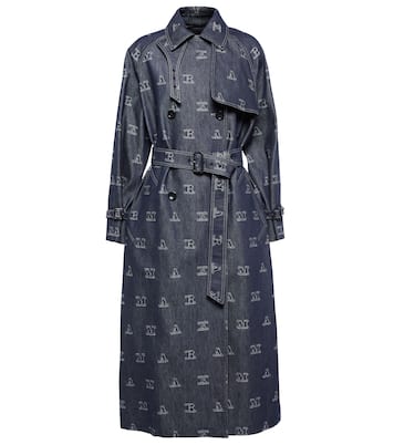 Mescal jacquard drill trench coat | Max Mara