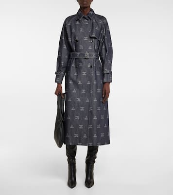 Mescal jacquard drill trench coat | Max Mara