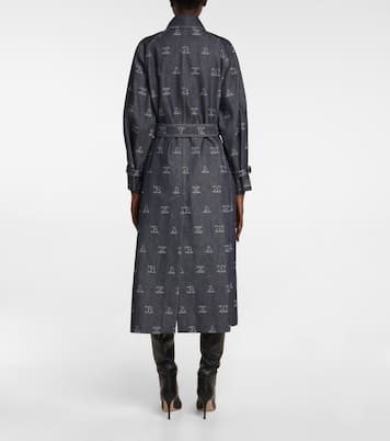 Mescal jacquard drill trench coat | Max Mara