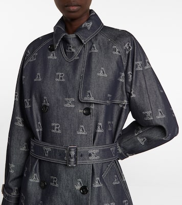Mescal jacquard drill trench coat | Max Mara