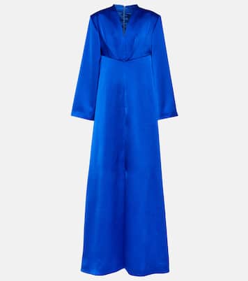 Robe longue en satin | Rasario