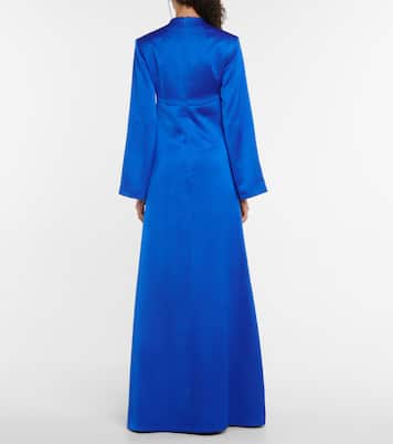 Robe longue en satin | Rasario