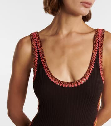Gehäkeltes Maxikleid aus Wolle | Chloé