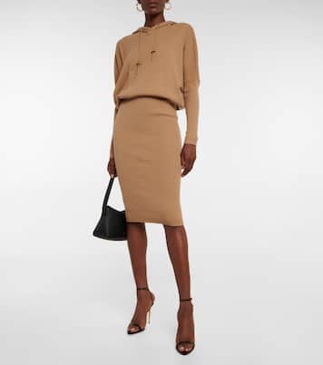 Robe à capuche en cachemire mélangé | Tom Ford