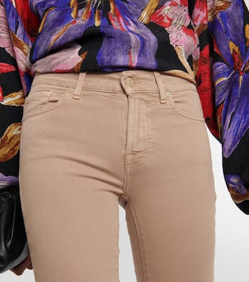 Jeans ajustados Roxanne de tiro medio | 7 For All Mankind