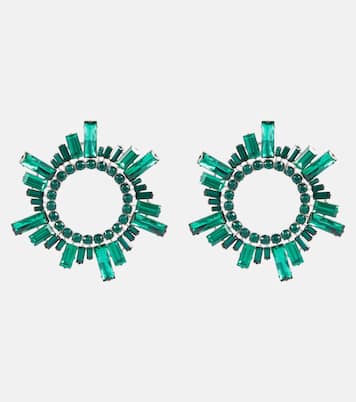 Boucles d’oreilles Begum à cristaux | Amina Muaddi