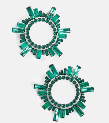 Boucles d’oreilles Begum à cristaux | Amina Muaddi