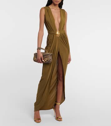 Robe longue à ornements | Balmain