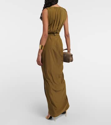 Robe longue à ornements | Balmain