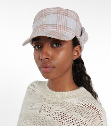 Cappello trapper in seersucker | Acne Studios