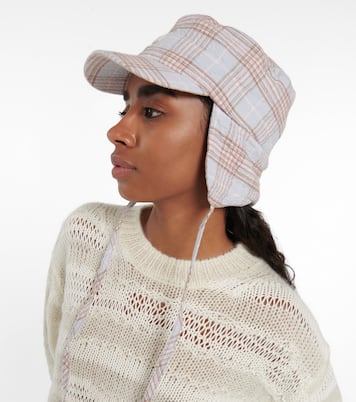 Cappello trapper in seersucker | Acne Studios