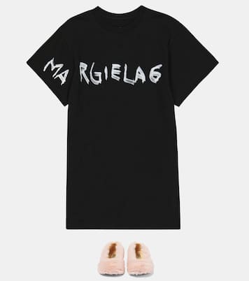Abito in jersey di cotone con logo | MM6 Maison Margiela Kids