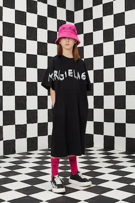 Abito in jersey di cotone con logo | MM6 Maison Margiela Kids