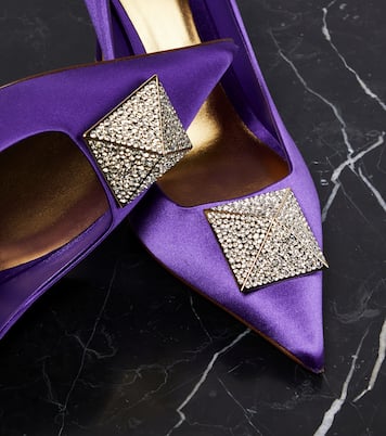 Salones One Stud de satén | Valentino Garavani