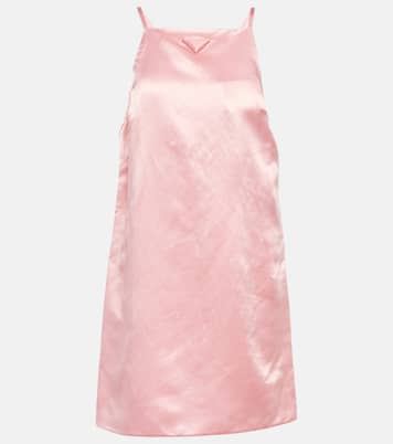 Cupro-blend minidress | Prada