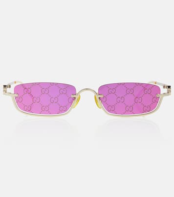 Gafas de sol rectangulares con GG | Gucci