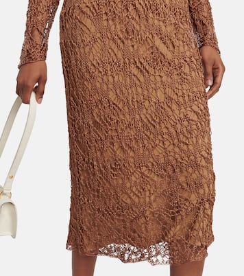 Layered knit midi dress | Tom Ford