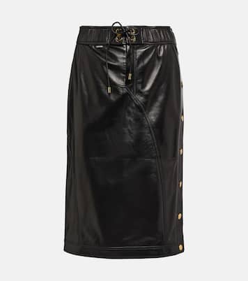 Falda midi de piel | Tom Ford