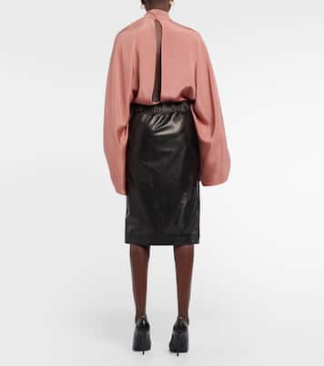Falda midi de piel | Tom Ford