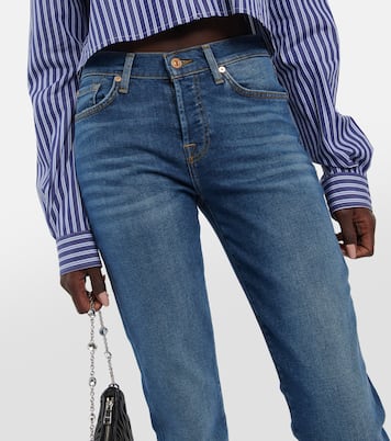 Josefina mid-rise slim jeans | 7 For All Mankind