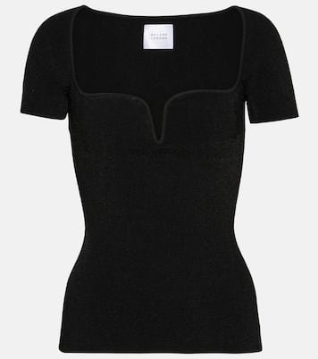 Top Gaia in maglia a coste | Galvan
