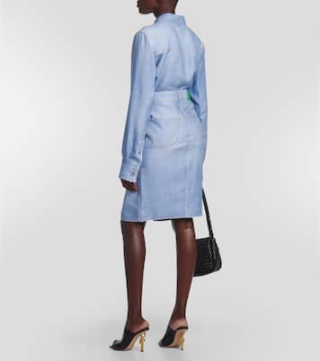 Jupe midi imprimée | Bottega Veneta