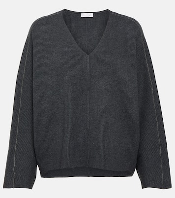 Jersey de lana, cachemir y seda | Brunello Cucinelli