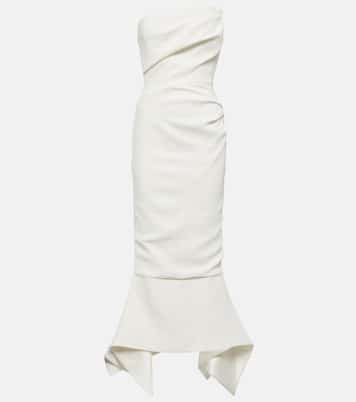 Suffix off-shoulder crêpe gown | Maticevski