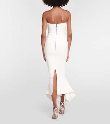 Suffix off-shoulder crêpe gown | Maticevski