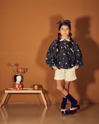 Blouse Frankie en coton à fleurs | C'era Una Volta