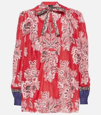 Bedruckte Bluse aus Baumwolle und Seide | Etro