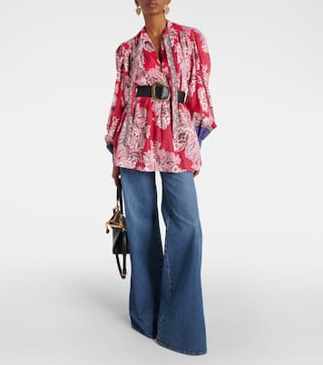Bedruckte Bluse aus Baumwolle und Seide | Etro