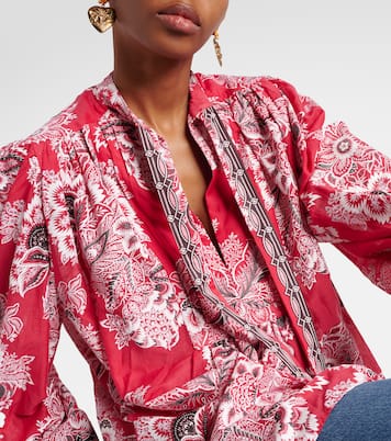 Bedruckte Bluse aus Baumwolle und Seide | Etro