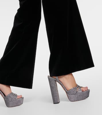 Sandalias con plataforma Sinner 140 metalizadas | Aquazzura