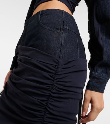 Jupe longue en denim | Christopher Esber