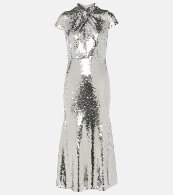 Sequined midi dress | Self-Portrait