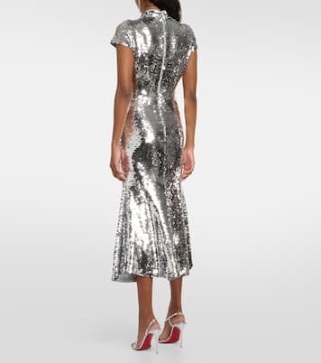 Sequined midi dress | Self-Portrait