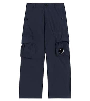 Pantaloni cargo in canvas di cotone | C.P. Company Kids