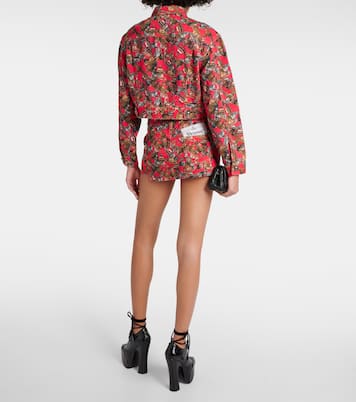 Veste raccourcie imprimée en jean | Vivienne Westwood