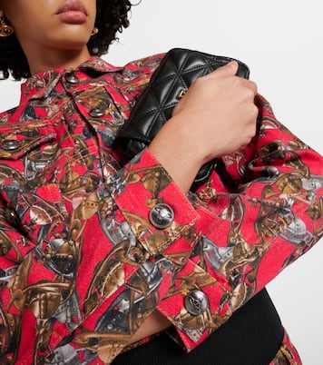 Veste raccourcie imprimée en jean | Vivienne Westwood