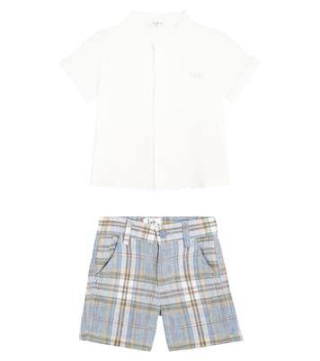 Bébé – Set chemise et short en lin | Il Gufo