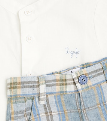 Bébé – Set chemise et short en lin | Il Gufo