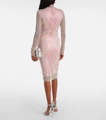 Falda midi de malla adornada | Sportmax