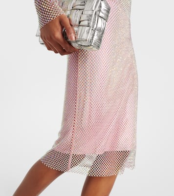 Falda midi de malla adornada | Sportmax