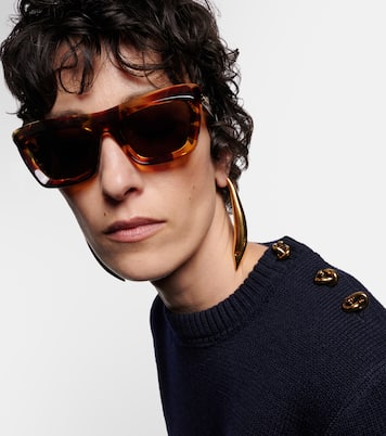 Scoop rectangular sunglasses | Bottega Veneta