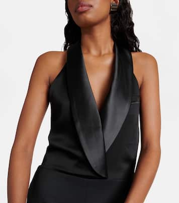 Janice tuxedo gown | Simkhai